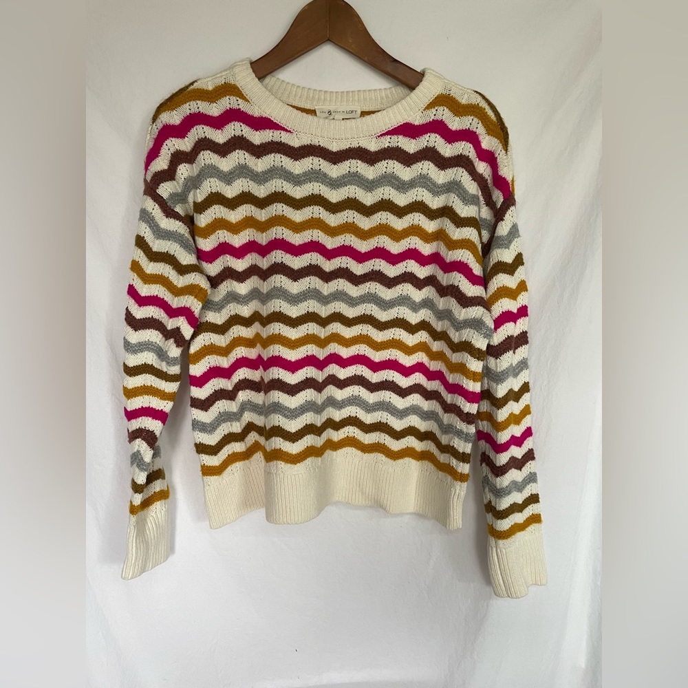 Lou & Grey/LOFT Chevron Sweater